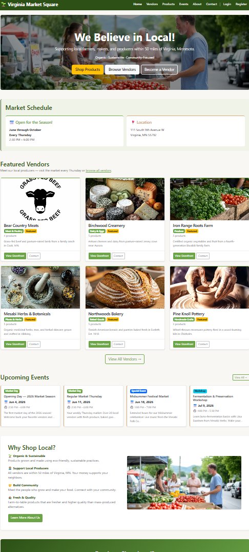 Virginia Market Square Homepage