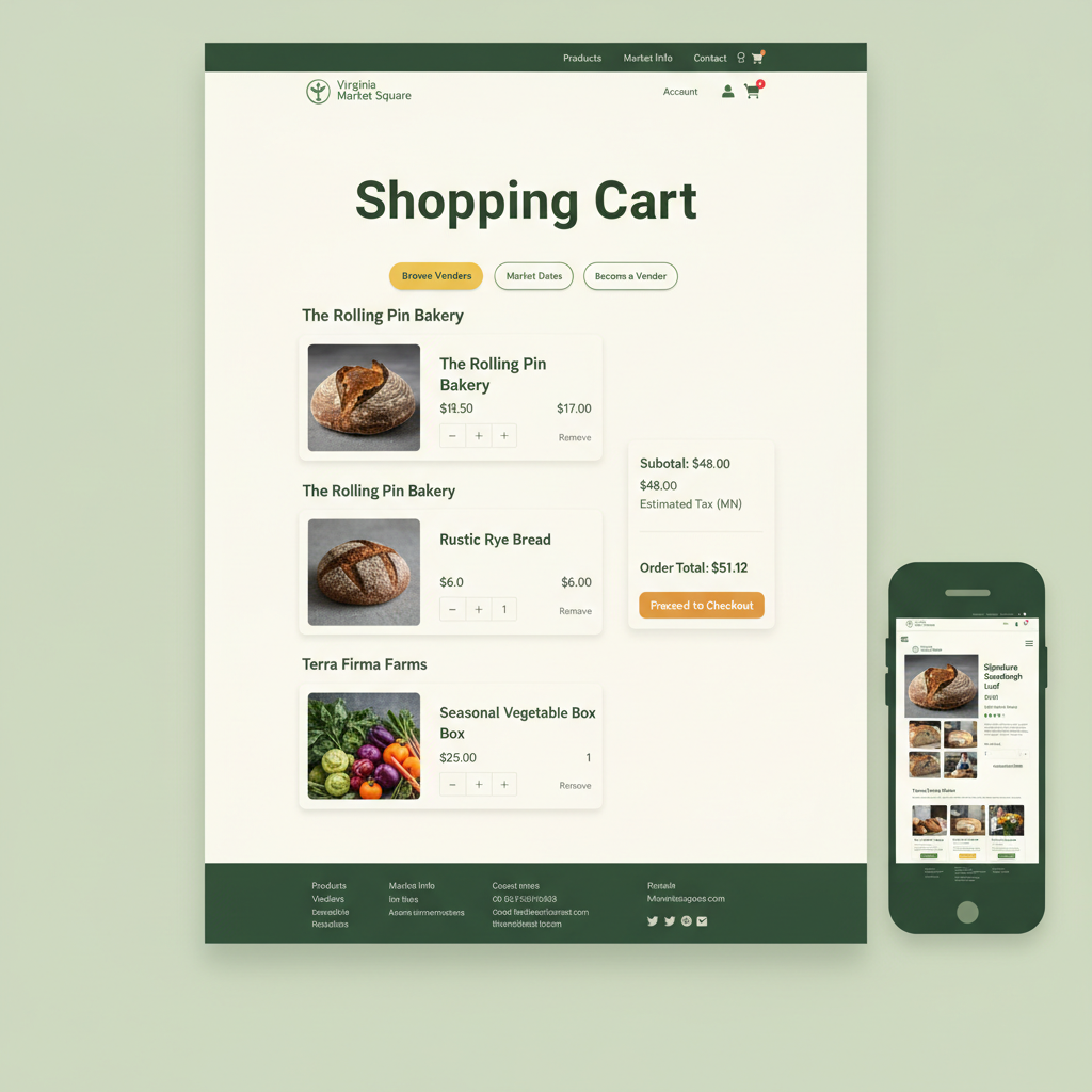 Shopping Cart Mockup