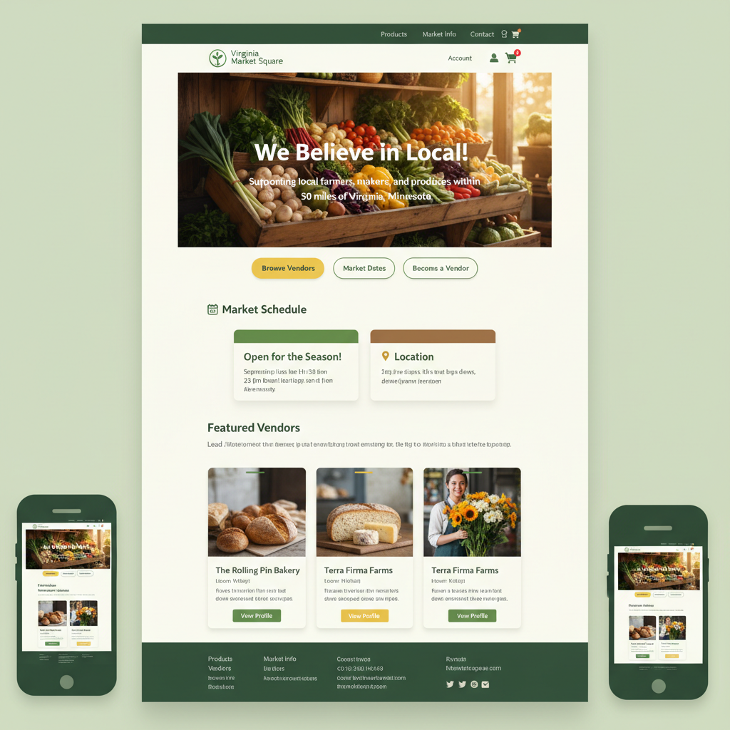 Homepage Design Mockup